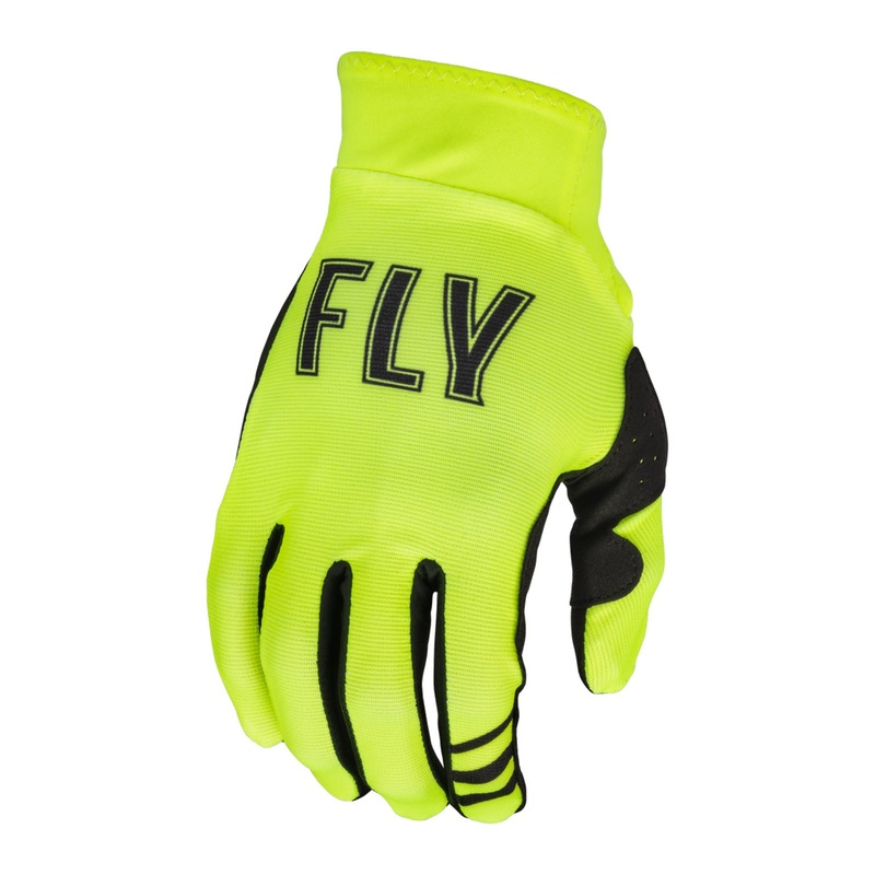 Fly Racing Pro Lite BMX Race Gloves-Hi-Vis/Black Adult X-Small