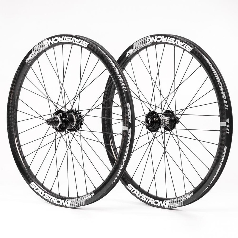 Stay Strong Carbon Race DVSN V3 24" Disc Race Wheelset Black 1.75"