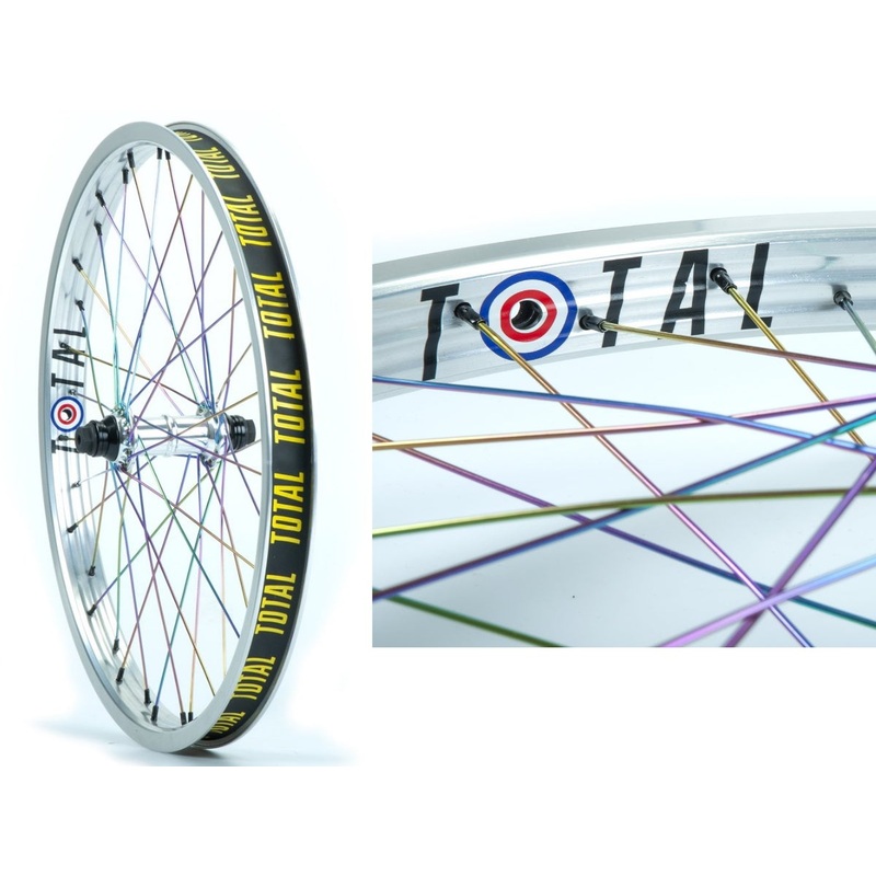 Total Techfire Front Wheel Black w/ Black Spokes